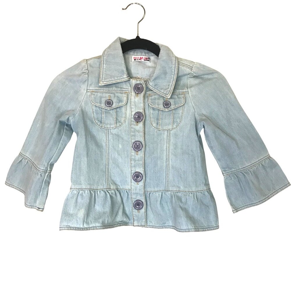 Mezzo Piano Girls Washed Denim Jean Jacket
